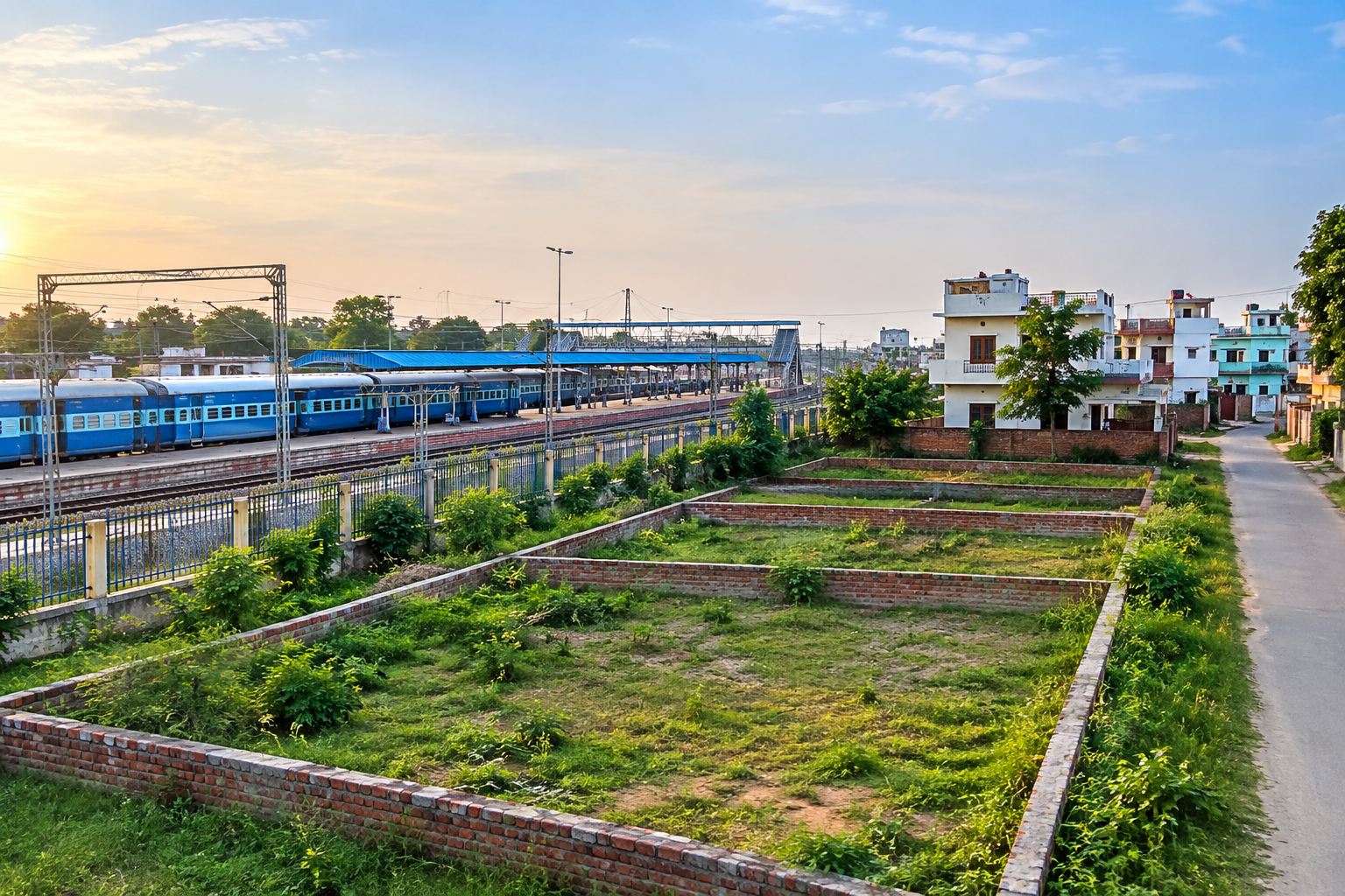 Property near Jhanjharpur Railway Station